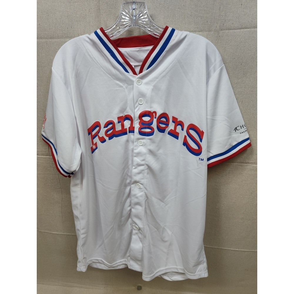 Texas Rangers Fergie Jenkins 31 Baseball Jersey White Adult Medium Bally Choctaw